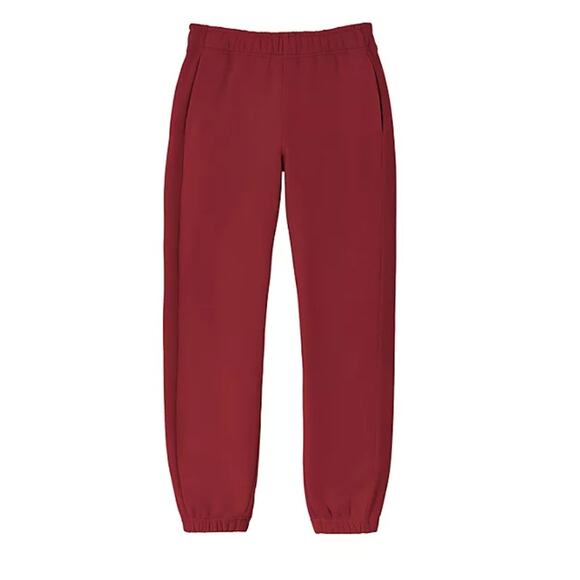 New Member's Mark Relaxed Fit Soft Fleece Jogger Dark Red Women's Small NWT - Picture 1 of 7